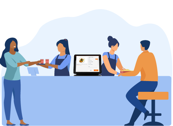 faster restaurant service kiosk